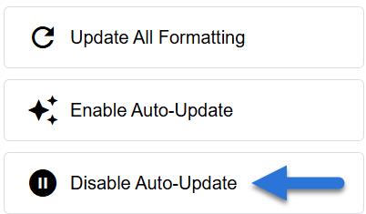 Disable Auto Update